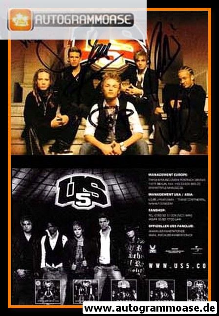 Autogramme Pop | US5 | 2007 "One Night With You"
