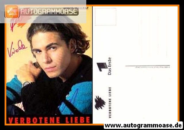 Autogramm TV | ARD | Mirco WALLRAF | 1990er "Verbotene Liebe" (Glitsch)