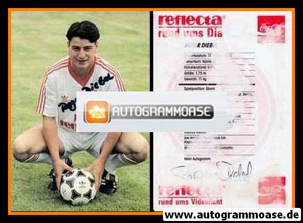 Autogramm Fussball | 1. FC Nürnberg | 1992 | Roger DIEBEL