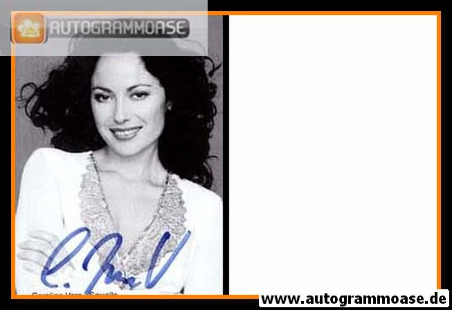 Autogramm Schauspieler | Carolina VERA | 1990er (Portrait SW)