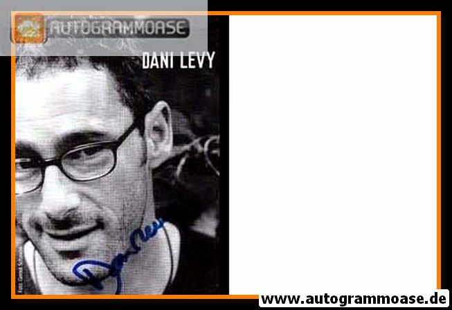 Autogramm Schauspieler | Dani LEVY | 2010er (Portrait SW)
