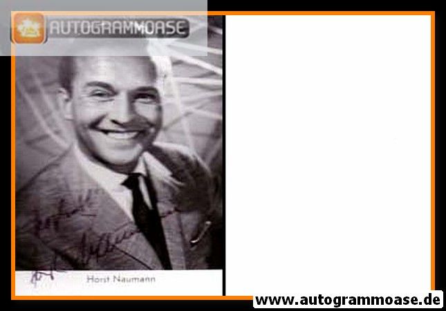 Autogramm Schauspieler | Horst NAUMANN | 1970er (Portrait SW)