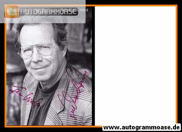 Autogramm Schauspieler | Michael HINZ | 1980er (Portrait SW)
