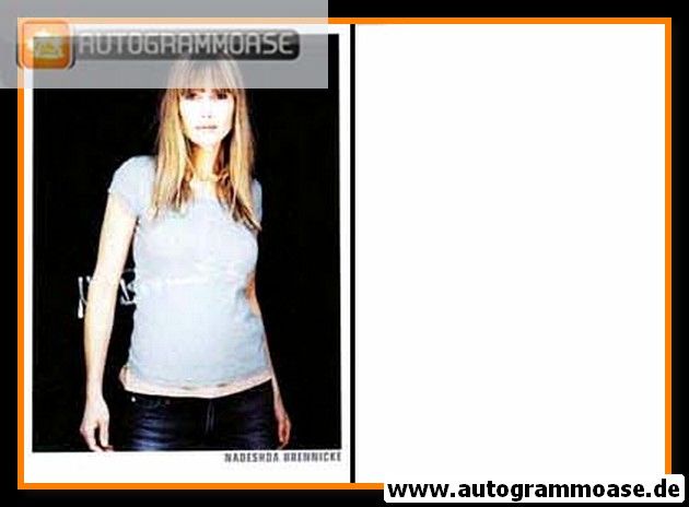 Autogramm Schauspieler | Nadeshda BRENNICKE | 2000er (Portrait Color)