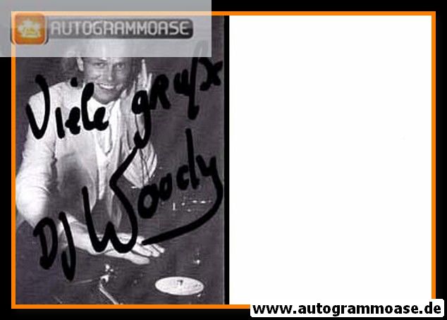 Autogramm Musik | DJ WOODY | 1980er (Portrait SW)