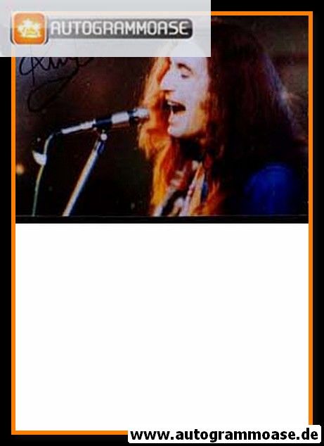 Autogramm Rock (UK) | Ken HENSLEY | 1970er Foto (Portrait Color)