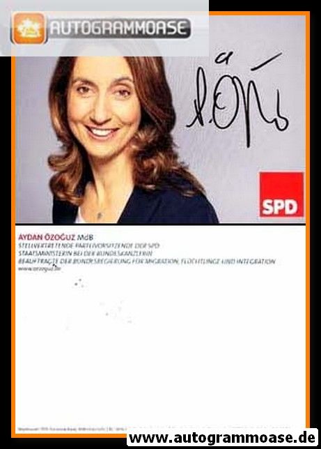Autogramm Politik | SPD | Aydan ÖZOGUZ | 2010er (Portrait Color)