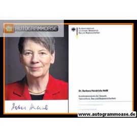 Autogramm Politik | SPD | Barbara HENDRICKS | 2010er (Portrait Color)