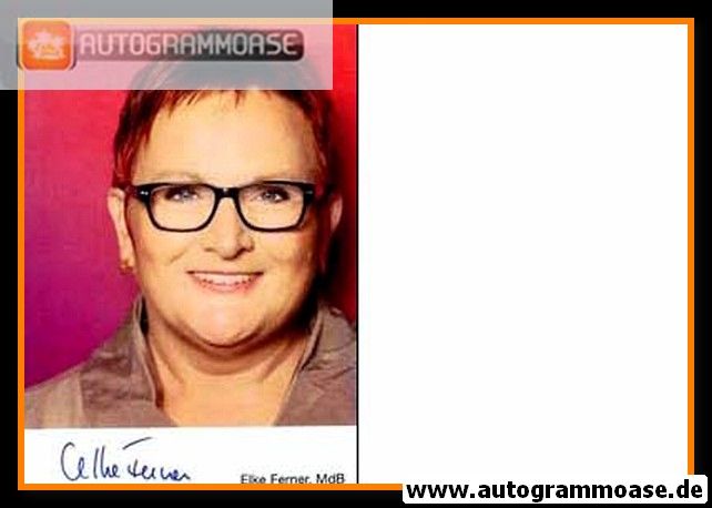 Autogramm Politik | SPD | Elke FERNER | 2010er (Portrait Color)