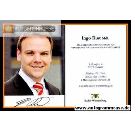 Autogramm Politik | SPD | Ingo RUST | 2010er (Portrait Color) 2