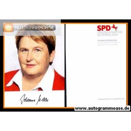 Autogramm Politik | SPD | Johanne MODDER | 2010er (Portrait Color)