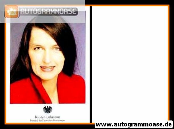 AK Politik | SPD | Kirsten LÜHMANN | 2010er (Portrait Color)