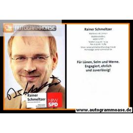 Autogramm Politik | SPD | Rainer SCHMELTZER | 2010er (Portrait Color)