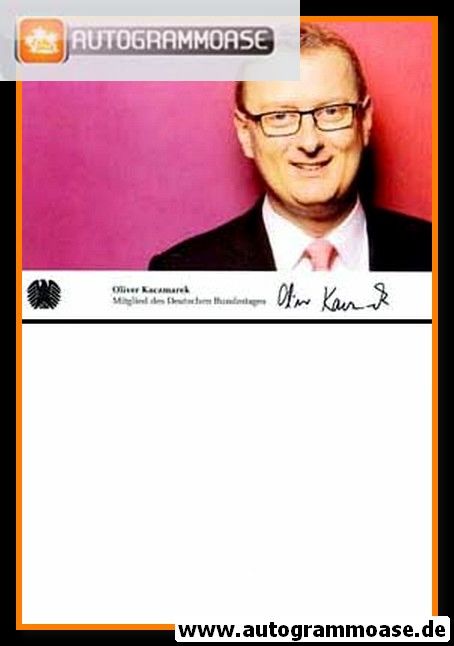 Autogramm Politik | SPD | Oliver KACZMAREK | 2010er (Portrait Color) quer