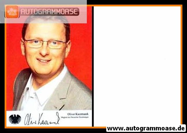 Autogramm Politik | SPD | Oliver KACZMAREK | 2010er (Portrait Color) hoch