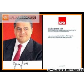 Autogramm Politik | SPD | Sigmar GABRIEL | 2010er Druck (Portrait Color)