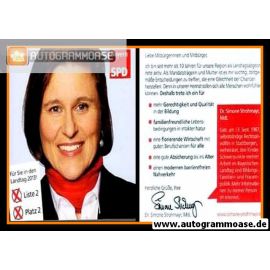 Autogramm Politik | SPD | Simone STROHMAYR | 2013 Druck (Landtagswahl)