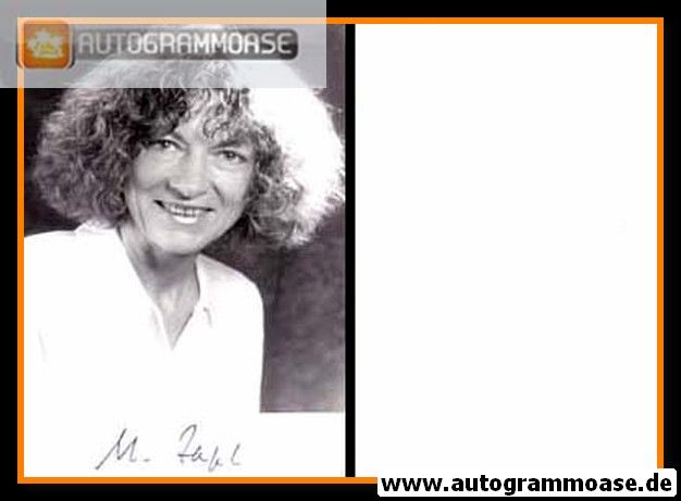 Autogramm Politik | SPD | Uta ZAPF | 1990er Foto (Portrait SW)