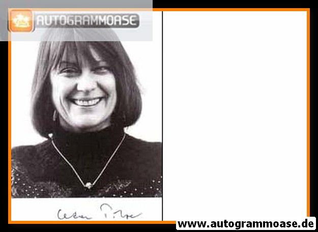 Autogramm Politik | SPD | Uta TITZE | 1990er Foto (Portrait SW)