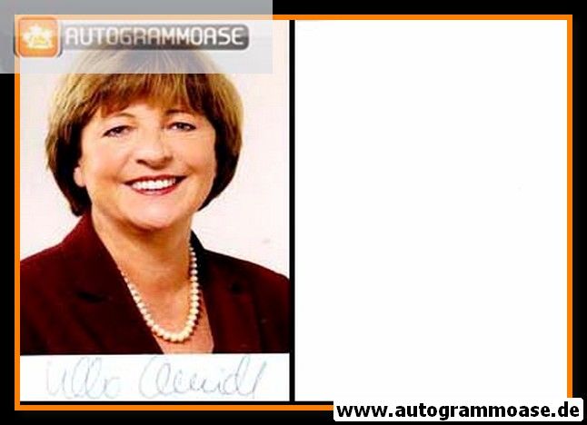 Autogramm Politik | SPD | Ulla SCHMIDT | 2000er Foto (Portrait Color)