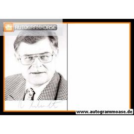 Autogramm Politik | SPD | Volkmar SCHULTZ | 1980er Foto (Portrait SW)
