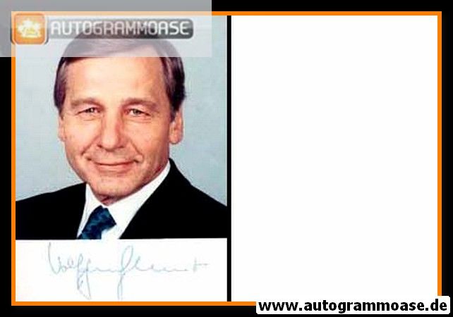 Autogramm Politik | SPD | Wolfgang CLEMENT | 1990er Foto (Portrait Color)