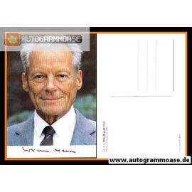 Autogramm Politik | SPD | Willy BRANDT | 1990er Druck (Portrait Color) Müller