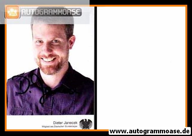 Autogramm Politik | GRÜNE | Dieter JANECEK | 2010er (Portrait Color)