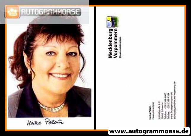 Autogramm Politik | GRÜNE | Heike POLZIN | 2010er (Portrait Color) 1