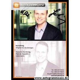 Autogramm Politik | GRÜNE | Kai GEHRING | 2010er (Portrait Color) quer