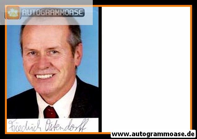 Autogramm Politik | GRÜNE | Friedrich OSTENDORFF | 2000er Foto (Portrait Color) 2