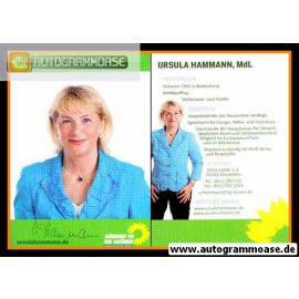 Autogramm Politik | GRÜNE | Ursula HAMMANN | 2010er (Portrait Color) 2