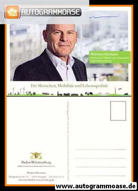 Autogramm Politik | GRÜNE | Winfried HERMANN | 2010er (Portrait Color) quer
