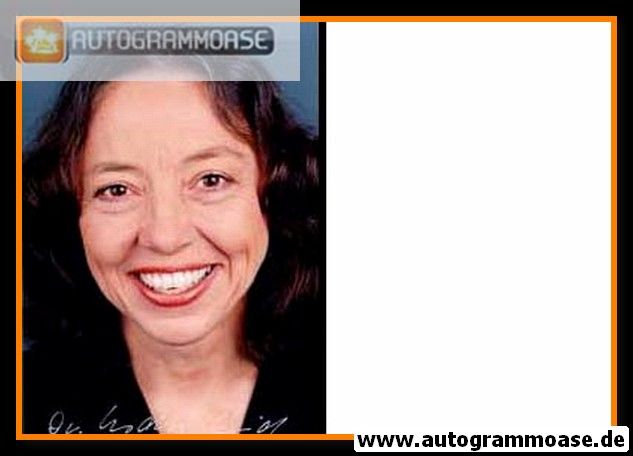 Autogramm Politik | GRÜNE | Uschi EID | 2000er Foto (Portrait Color)