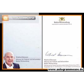 Autogramm Politik | GRÜNE | Winfried HERMANN | 2010er (Portrait Color) hoch