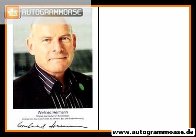 Autogramm Politik | GRÜNE | Winfried HERMANN | 2000er (Portrait Color) 