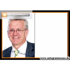Autogramm Politik | GRÜNE | Winfried KRETSCHMANN | 2010er Foto (Portrait Color)