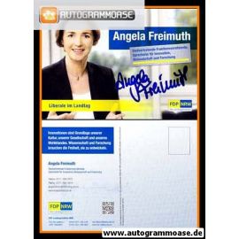 Autogramm Politik | FDP | Angela FREIMUTH | 2010er (Portrait Color)