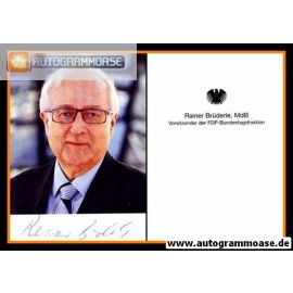 Autogramm Politik | FDP | Rainer BRÜDERLE | 2010er (Portrait Color)