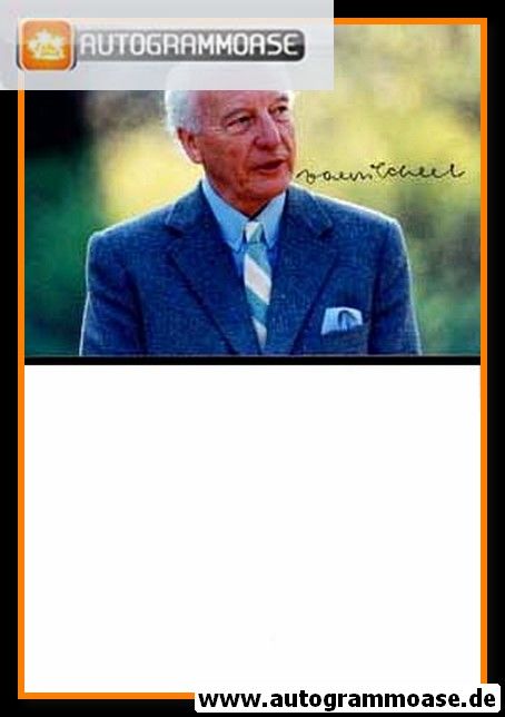 Autogramm Politik | FDP | Walter SCHEEL | 2010er Foto (Portrait Color)