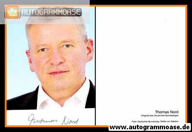 Autogramm Politik | LINKE | Thomas NORD | 2000er (Portrait Color)