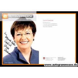 Autogramm Politik | Schweiz (CVP) | Corina CASANOVA | 2010er (Portrait Color) hoch