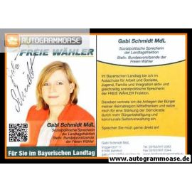 Autogramm Politik | FW | Gabi SCHMIDT | 2010er (Portrait Color)