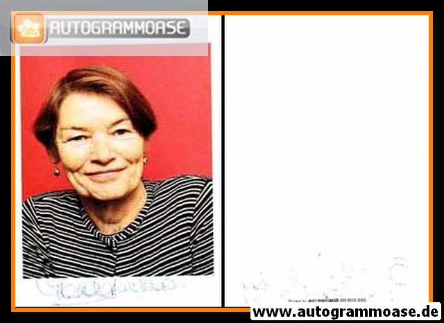 Autogramm Film (UK) | Glenda JACKSON | 1990er (Portrait Color)