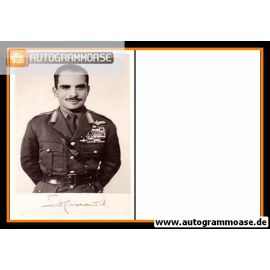 Autogramm Politik | Jordanien | HUSSEIN I. | König 1952-1999 | 1967 (Portrait SW)