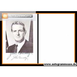 Autogramm Politik | USA | John CONNALLY | Finanzminister 1971/72 | 1960er (Portrait SW)