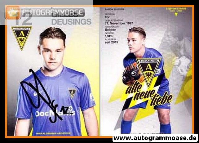 Autogramm Fussball | Alemannia Aachen | 2015 | Gilles DEUSINGS