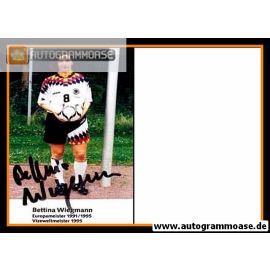 Autogramm Fussball (D) | DFB | 1990er Foto | Bettina WIEGMANN (Portrait Color)