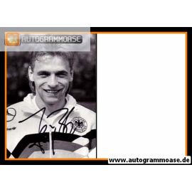 Autogramm Fussball | DFB | 1990er Foto | Thomas HÄSSLER (Portrait SW)