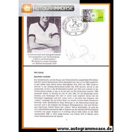Autogramm Fussball | DFB | 1974 | Willi SCHULZ (Portrait SW)
